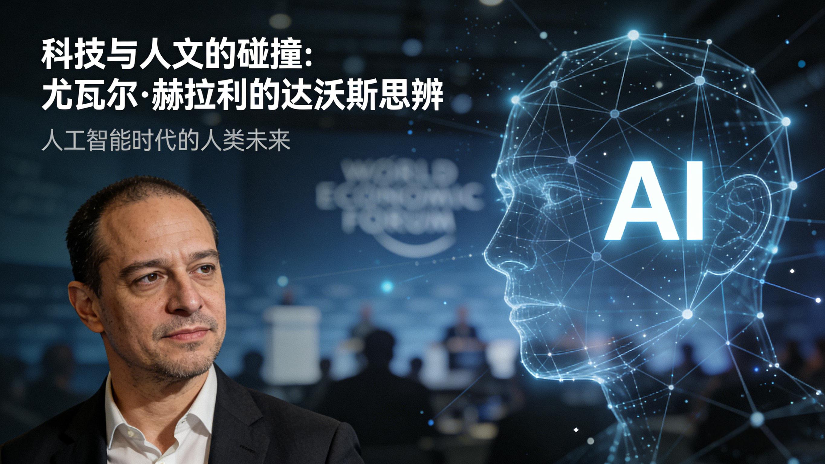 赫拉利达沃斯警告：AI最可怕的不是取代工作，而是与人类建立亲密关系